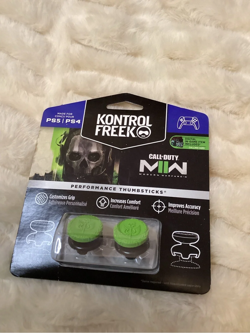Call of Duty MWII Green Performance Thumbsticks for PS5/PS4